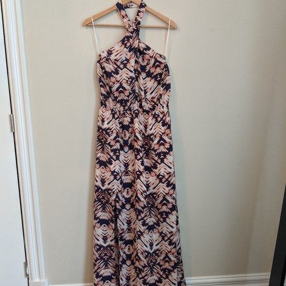 Dynamite Crisscross Halter Maxi Dress - Picture 2 of 7